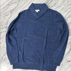 The Rail V-Neck Sweater in Heathered Blue